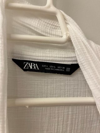 Blusa Zara Blanca