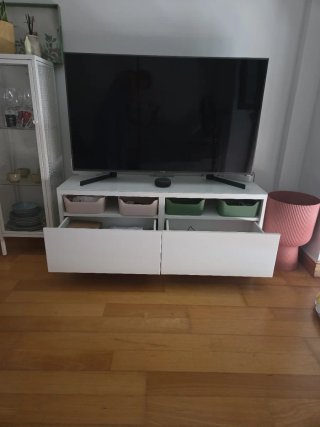 Mueble TV blanco