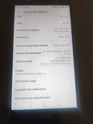 Huawei P9 lite Negro
