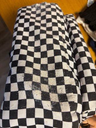 Mochila Vans Cuadros Blanco y Negro