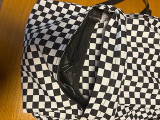 Mochila Vans Cuadros Blanco y Negro