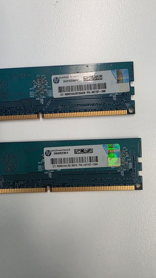 x2 Ramaxel 2GB DDR3 DIMM