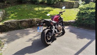 Honda CBF 650 Naked Roja/Gris
