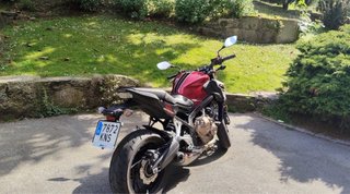 Honda CBF 650 Naked Roja/Gris