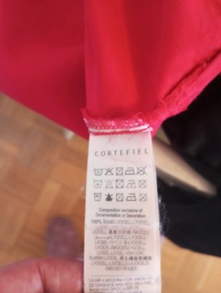 Camisa mujer Cortefiel Roja Talla XL