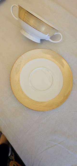 Taza y plato consomé Rosenthal Classic
