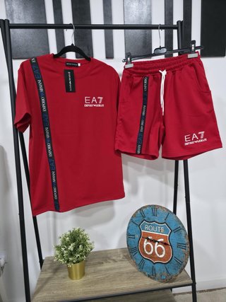 Conjunto Emporio Armani Rojo Hombre