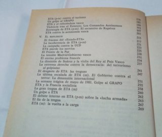 Libro El Terrorismo en España.