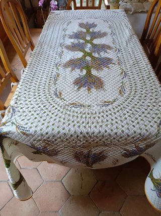 Mantel Provencal,8 comensales