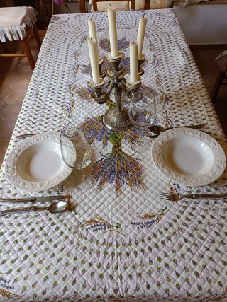 Mantel Provencal,8 comensales