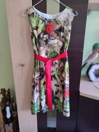Vestido elegante estampado floral Talla M