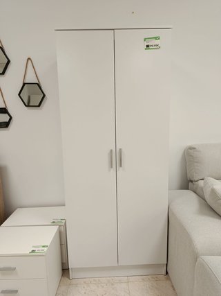 Armario Blanco 2 Puertas NUEVO 180x80