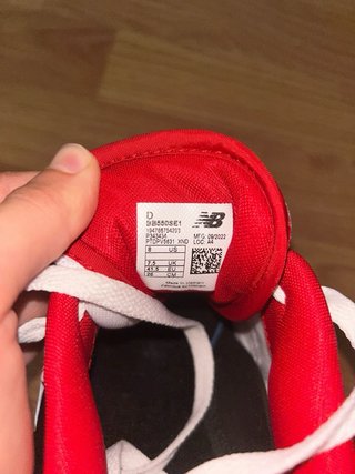 Zapatillas New Balance 550 Rojo y Blanco