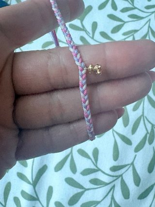 Pulsera Tous Hilo Oso Rosa y Lila