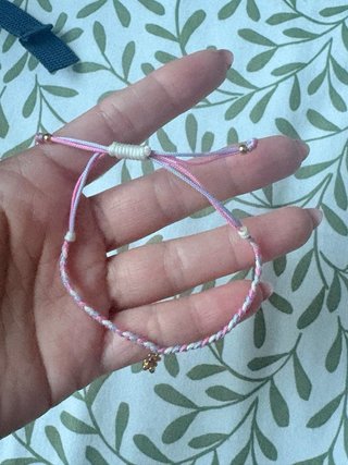 Pulsera Tous Hilo Oso Rosa y Lila