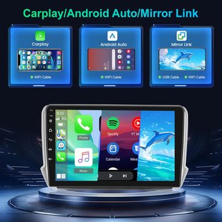 Radio Android Carplay Peugeot 208/2008
