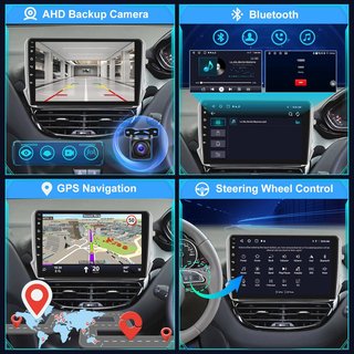 Radio Android Carplay Peugeot 208/2008