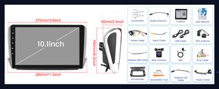 Radio Android Carplay Peugeot 208/2008