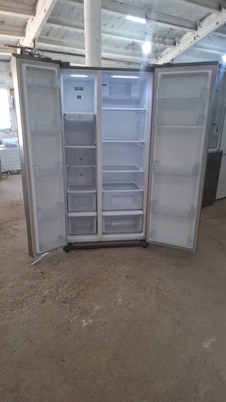 Nevera combi acero inoxidable