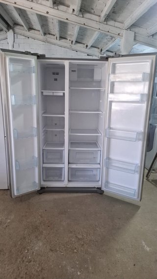 Nevera combi acero inoxidable