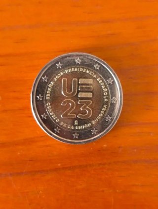 Moneda 2 euros España Presidencia UE 2023