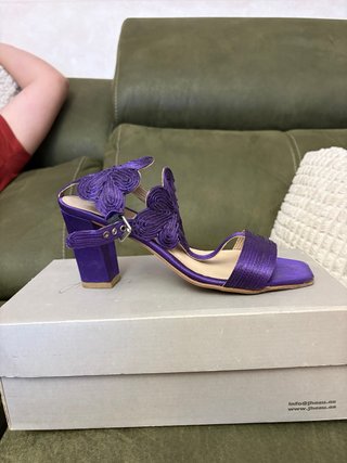Sandalias Moradas Talla 38