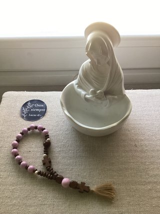 Rosario artesanal para coche
