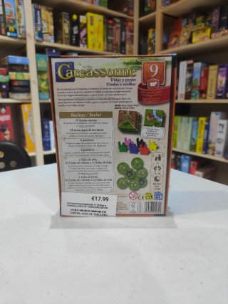 carcassonne expansão 9 vinhas e ovelhas jogo de ta