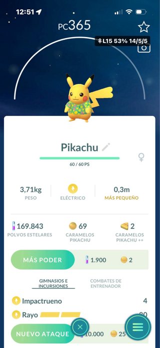 Pikachu Camisa Batik Verde Exclusivo Evento - Poké