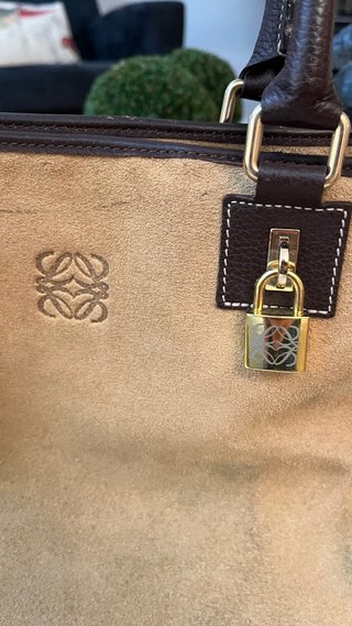 Bolso Loewe Beige y Marrón