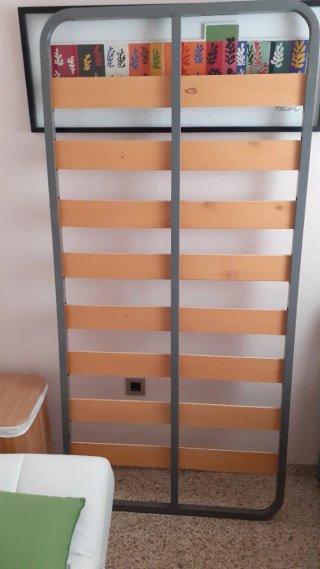 Somier 90x190 con patas 30cm
