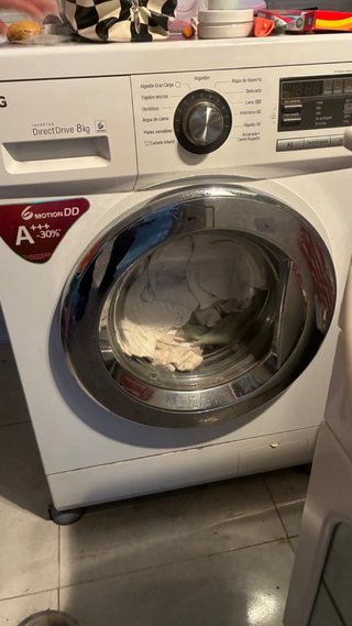 Lavadora LG Direct Drive 8kg