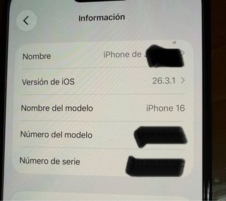 iPhone 16 128GB Negro