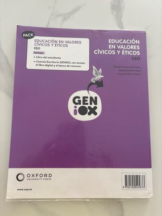 Educación en Valores Cívicos y Éticos ESO. Libr...