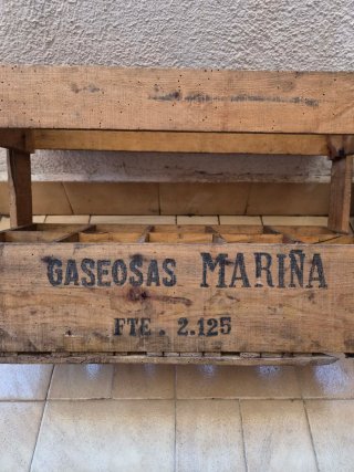 Scatole di legno per bevande antiche Mariña Morella Castellón