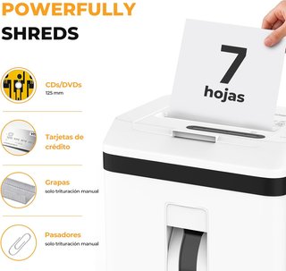 Trituradora papel automática 150 hojas P-5