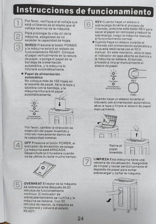 Trituradora papel automática 150 hojas P-5