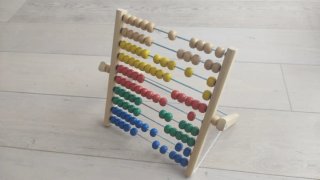 Ábaco de madera educativo