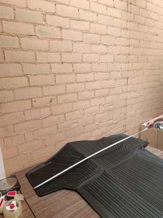 Alfombrilla de maletero negra