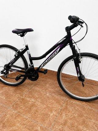 Bicicleta Montaña RUNFIT Sprint Negra/Morada