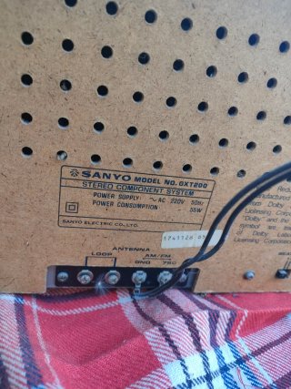 Sanyo GXT200 Stereo Component System Vintage