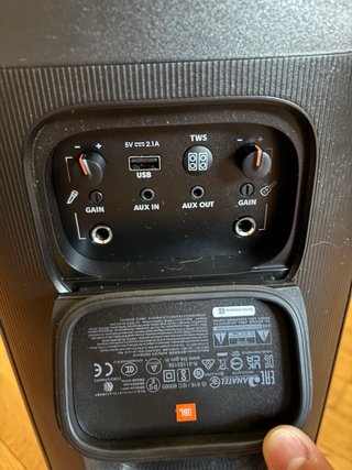 Altavoz JBL Partybox 110 Negro/Naranja