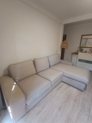 Sofá KIVIK 3 plazas gris.
