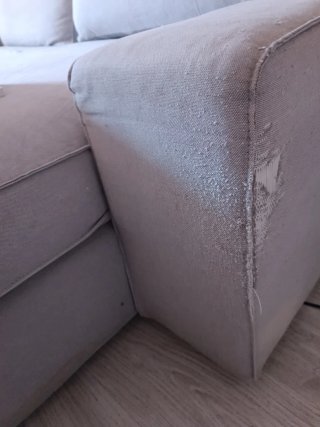 Sofá KIVIK 3 plazas gris.