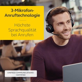 Jabra Evolve2 65 Auriculares Inalámbricos Negro