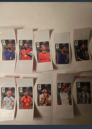 Cromos Coca-Cola Mundial - 10 cromos.