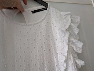 Vestido Sfera bordado blanco Talla S