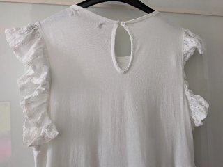Vestido Sfera bordado blanco Talla S