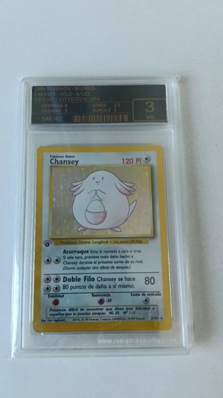Cartas Pokémon 1ª Edición Graduadas