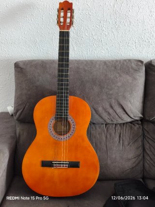 Guitarra Clásica Naranja Poco Uso